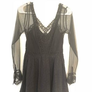 Free People Size 4 Black Dress